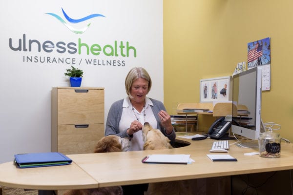 Ulness Health Insurance Agents Reception Desk - Pam Ulness